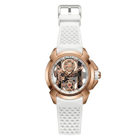 Jcb & Co. Epic X "Flight of CR7" – Rose Gold & White Edition (Semi-Automatic)