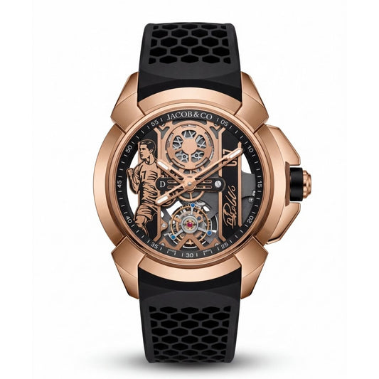 Jcb & Co. Epic X "Flight of CR7" – Rose Gold & Stealth Black Edition (Semi-Automatic)