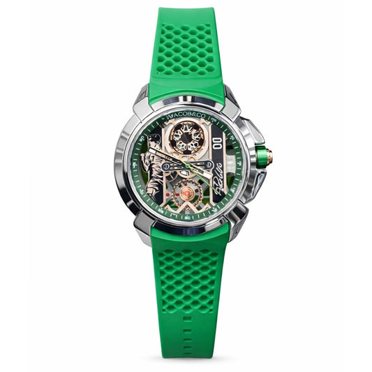 Jcb & Co. Epic X "Heart of CR7" – Mirror Original Silver & Green Edition (Semi-Automatic)