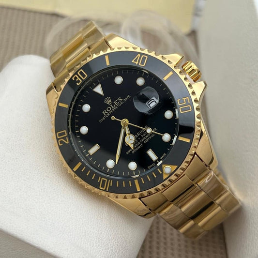 RO Submariner gold Black dial