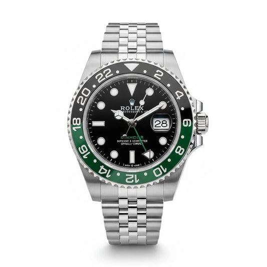RO Gmt master black and Green with Black dial