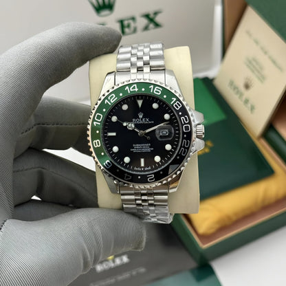 RO Gmt master black and Green with Black dial