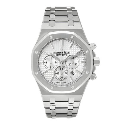 AP Royal Oak Quartz Chronograph White Dial