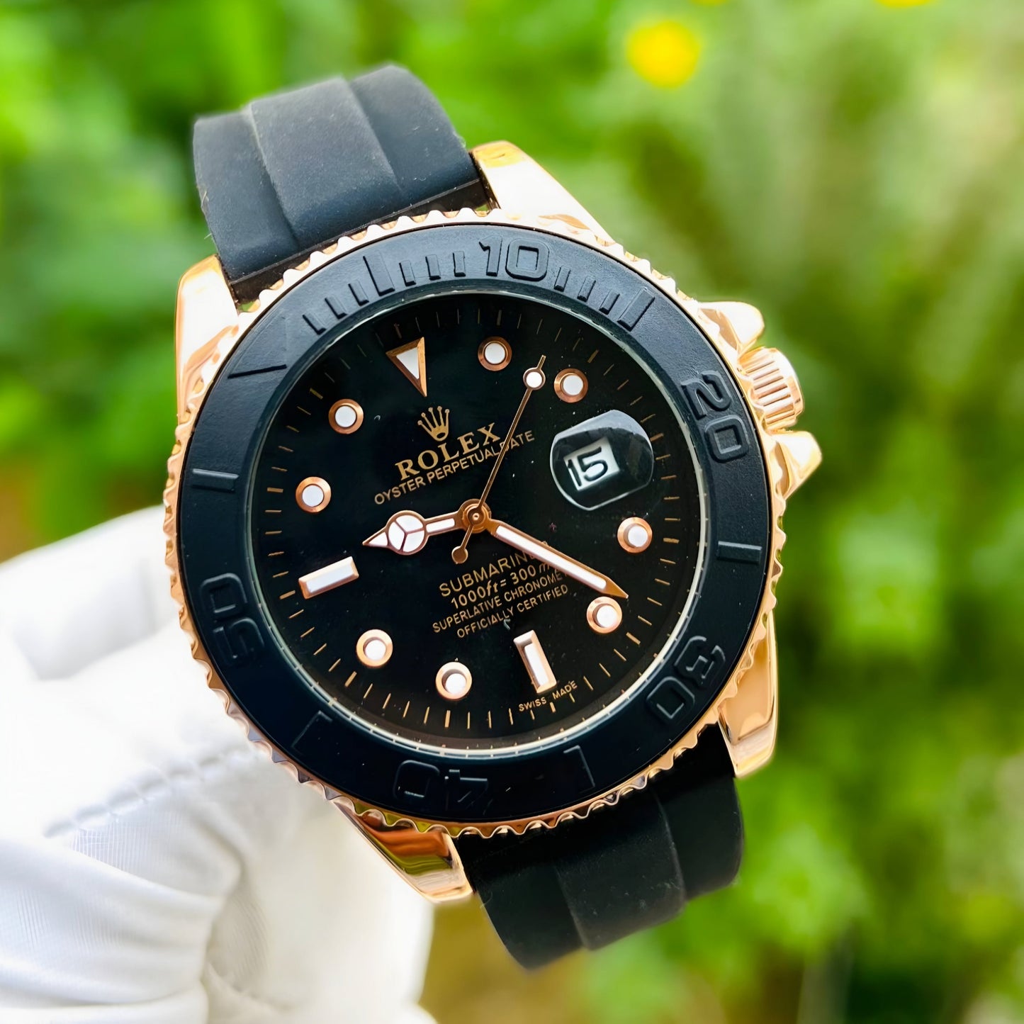 RO Submariner High-End Edition Black & Gold Rubber