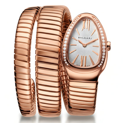 BLG Serpenti Tubogas Watch Rose Gold