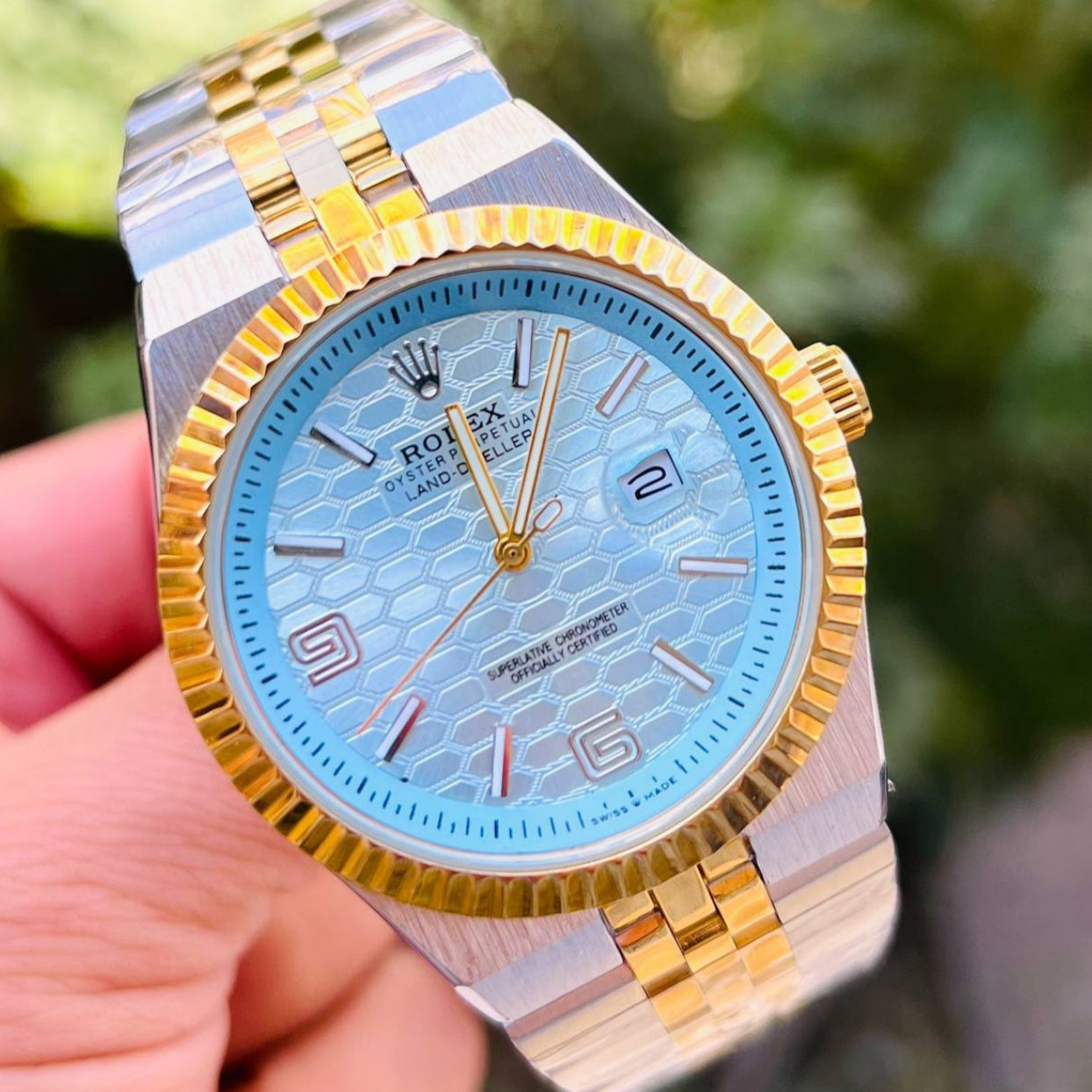 RO Datejust High-End Edition Two-Tone Tiffany Blue Hon