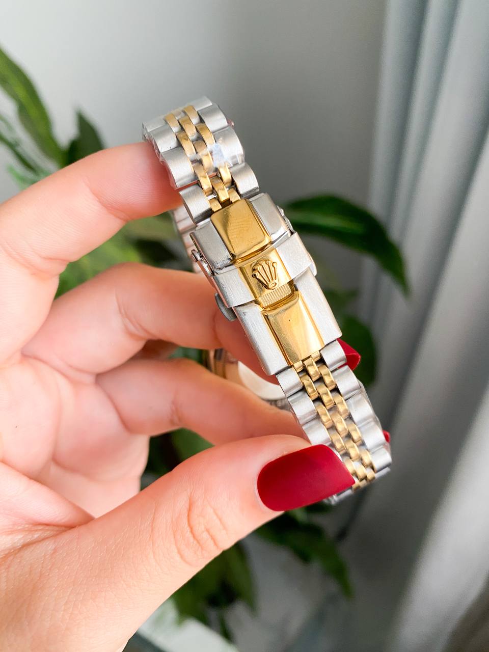 RO Lady Datejust Diamond Gold, Sliver with Grey dial