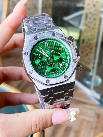 Royal Oak Quartz Chronograph Green Dial