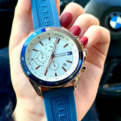 TOM  Mens Sport Watch Rose Gold