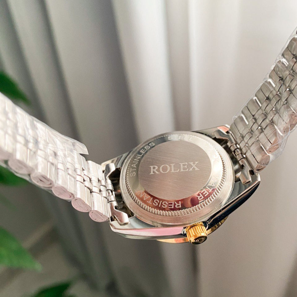 RO Lady Datejust Gold, Sliver with silver dial