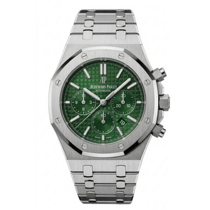 Royal Oak Quartz Chronograph Green Dial