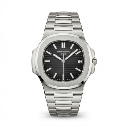 PP Nautilus Black dial for men (semi-automatic)