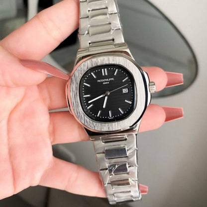PP Nautilus Black dial for men (semi-automatic)